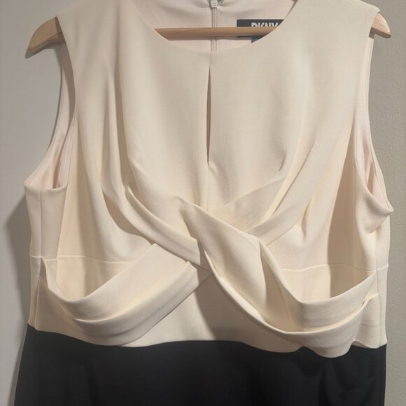 DKNY Womens Keyhole Ruched Wear dress Size 14 - Picture 3 of 16